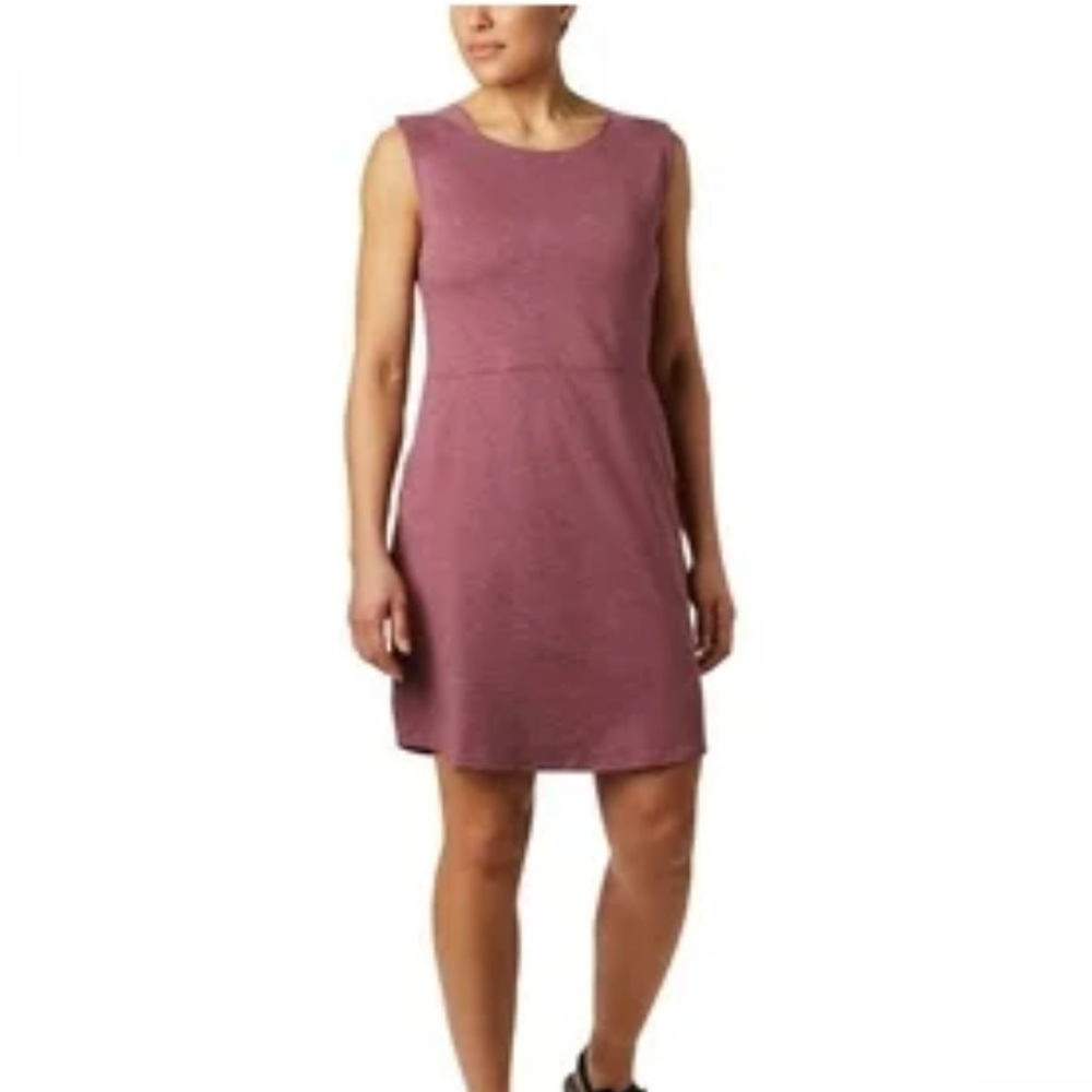 NWT Columbia Sz M Omni-Shade Sleeveless Dress, Antique Mauve
